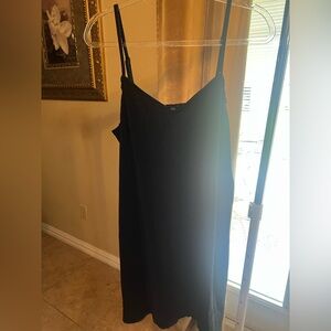 Vans Black Ribbed Slip Dress